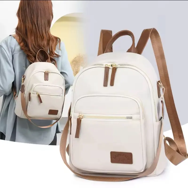 New Fashion Women's Backpack High Quality Large Capacity Waterproof Functional Tote Bag Handbag For Women