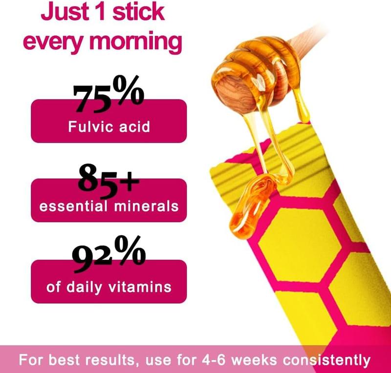 SHE-Lajit Shilajit Honeysticks for Women | Pure Himalayan Shilajit with Shatavari & Saffron | Hormonal Balance & Natural Energy Support | Delicious Organic Honey Infused | 30 Count Sticks