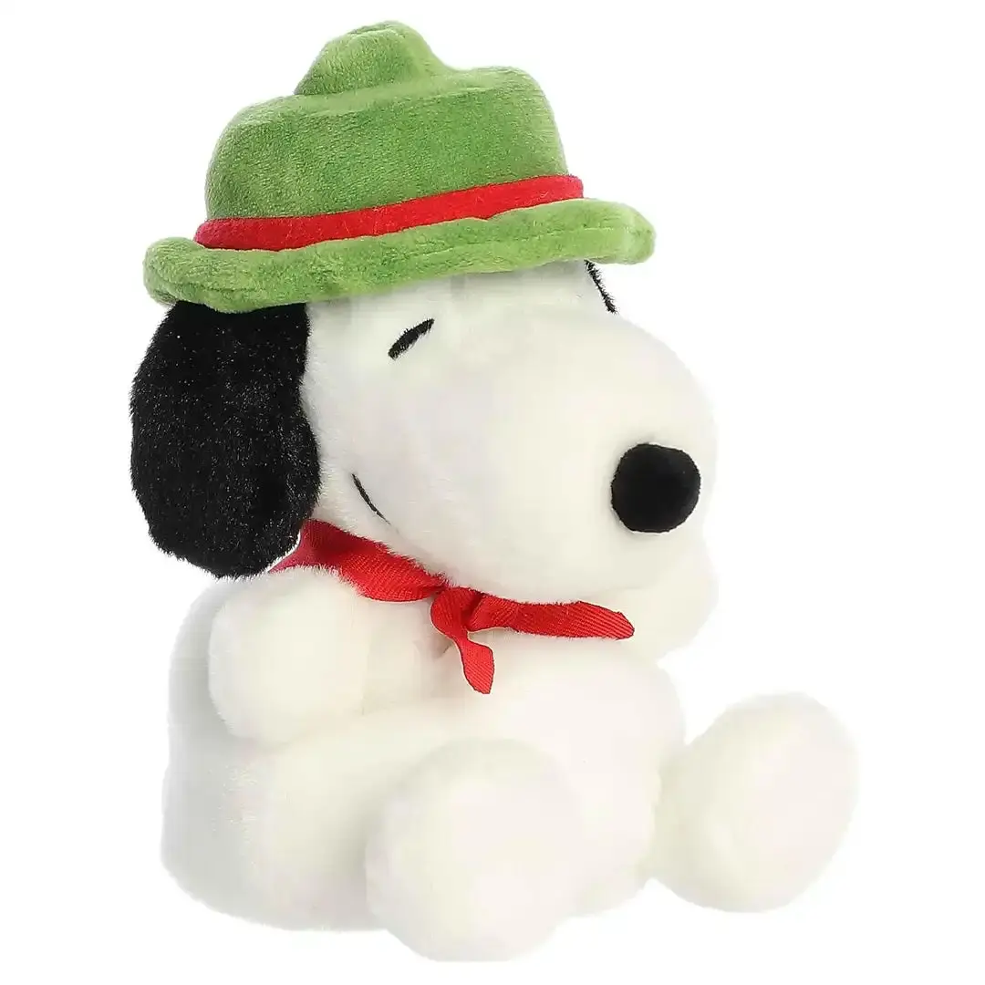 Aurora 6" Peanuts Palm Pals Scout Snoopy Beagle Stuffed Toy, Cuddly Stuffed Animals, Soft Adorable Bean Plush, Cute Cartoon Style Cartoon Plush Toy, Soft Adorable Stuffed