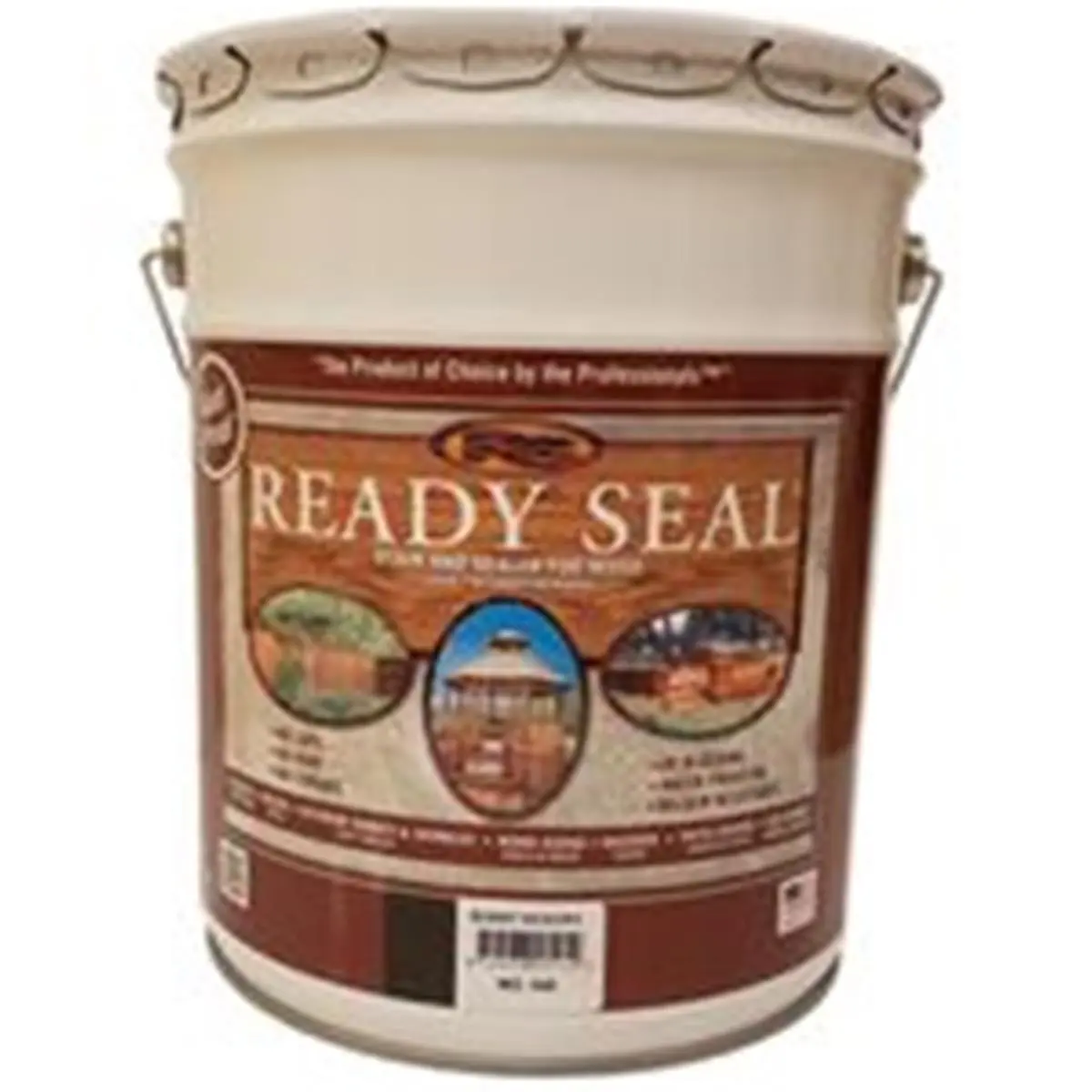 212 MAIN 5 gal Exterior Wood Stain & Sealer, Burnt Hickory - Outdoor Protection Item with Durable Build, Convenient Features, Shields Surfaces, Convenient Designs