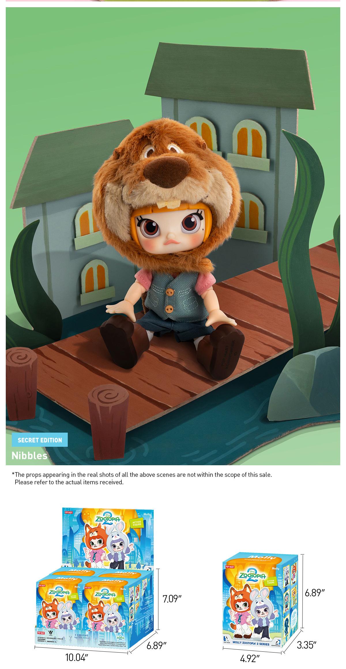 POP MART MOLLY ZOOTOPIA 2 Series 1/12 Action Figure