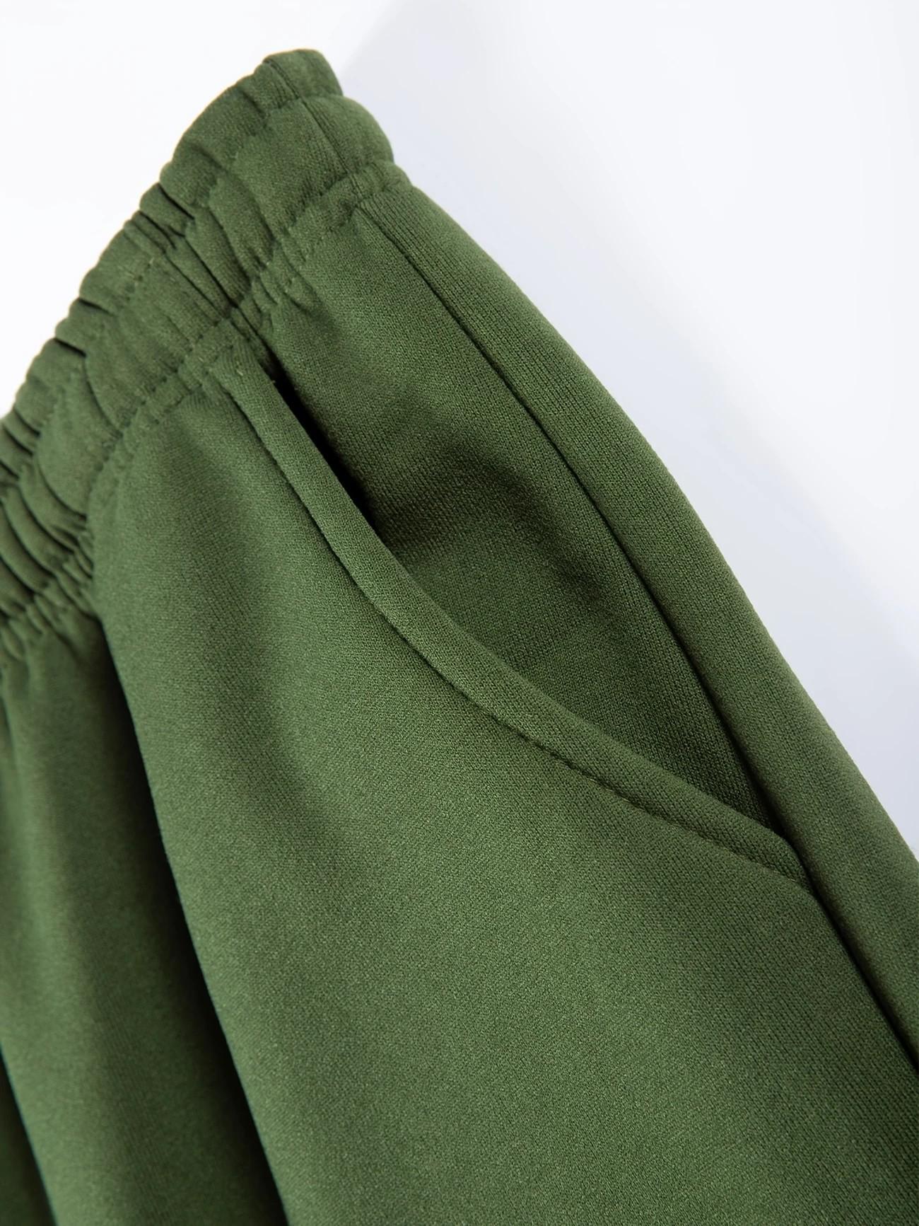 Men's 2-Piece Hooded Set, Paris Letter-Printed Hoodie, Drawstring Sweatpants