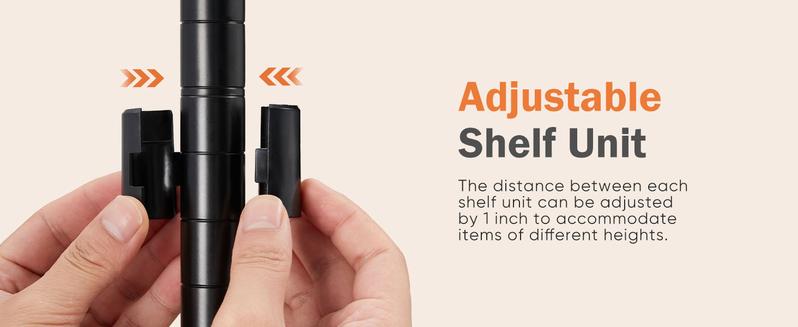 【Deal】Sweet Furniture Storage Shelving Unit, Adjustable Metal Wire Racks Heavy Duty Standing Shelf Organizer for Kitchen, Closet, Pantry, Garage, Bathroom