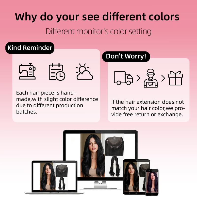 SMILCO 26" Wavy Black & Red Highlights Synthetic Wig Middle Part Glueless Natural-Looking Scalp Full Machine Cap Adjustable Straps Breathable Cap Vibrant Color Soft Texture SM398 SM5029