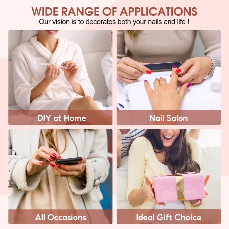 COSCELIA Gel Nail Polish Kit with U V light and Drill Starter Kit Gel Nail Polish with Top Base Coat Nail Art Professional Gel Manicure Kit Christmas Gifts for Women Teens Girls