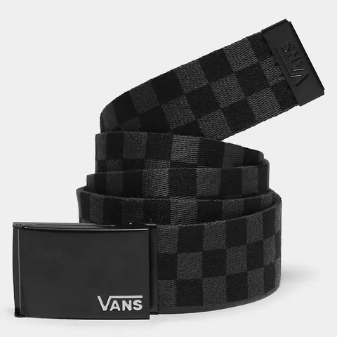 VANS Deppster II Web Mens Belt, Black & Dark Gray