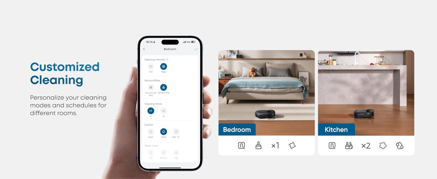 eufy E25 Omni Robot Vacuum and Mop Combo,HydroJet System, 20,000Pa Turbo Suction, Zero-Tangle Design, Edge-to-Corner Deep Cleaning, Obstacle Avoidance, Auto-Empty & Self-Cleaning All-in-One Station