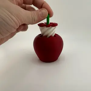 Apple Twist Figurine 3D Print