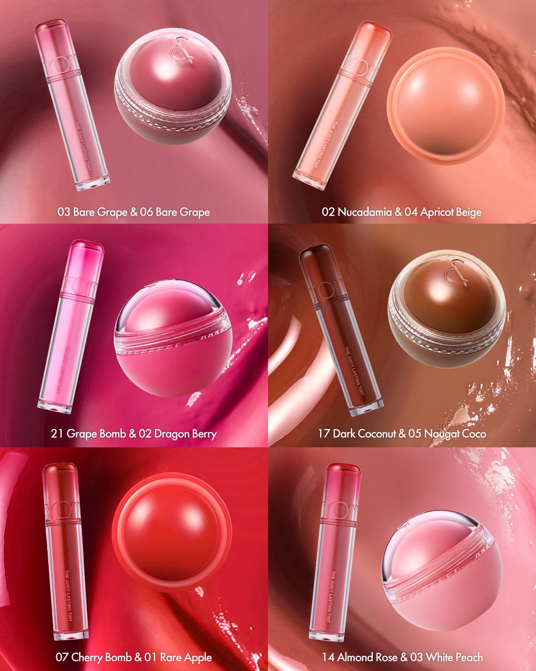 [rom&nd Official Shop] Glass Skin Blush & Lip Duo