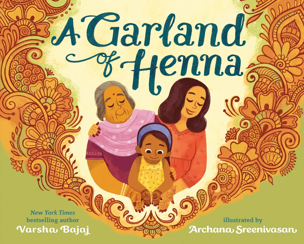 USED Book - A Garland of Henna by Bajaj, Varsha (Hardcover) - english