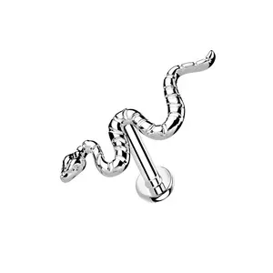 Snake Threadless Push In Stud - G23 Implant Grade Titanium