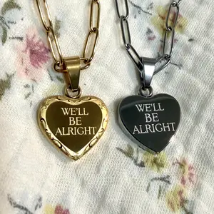 We'll Be Alright Double-Sided Necklace