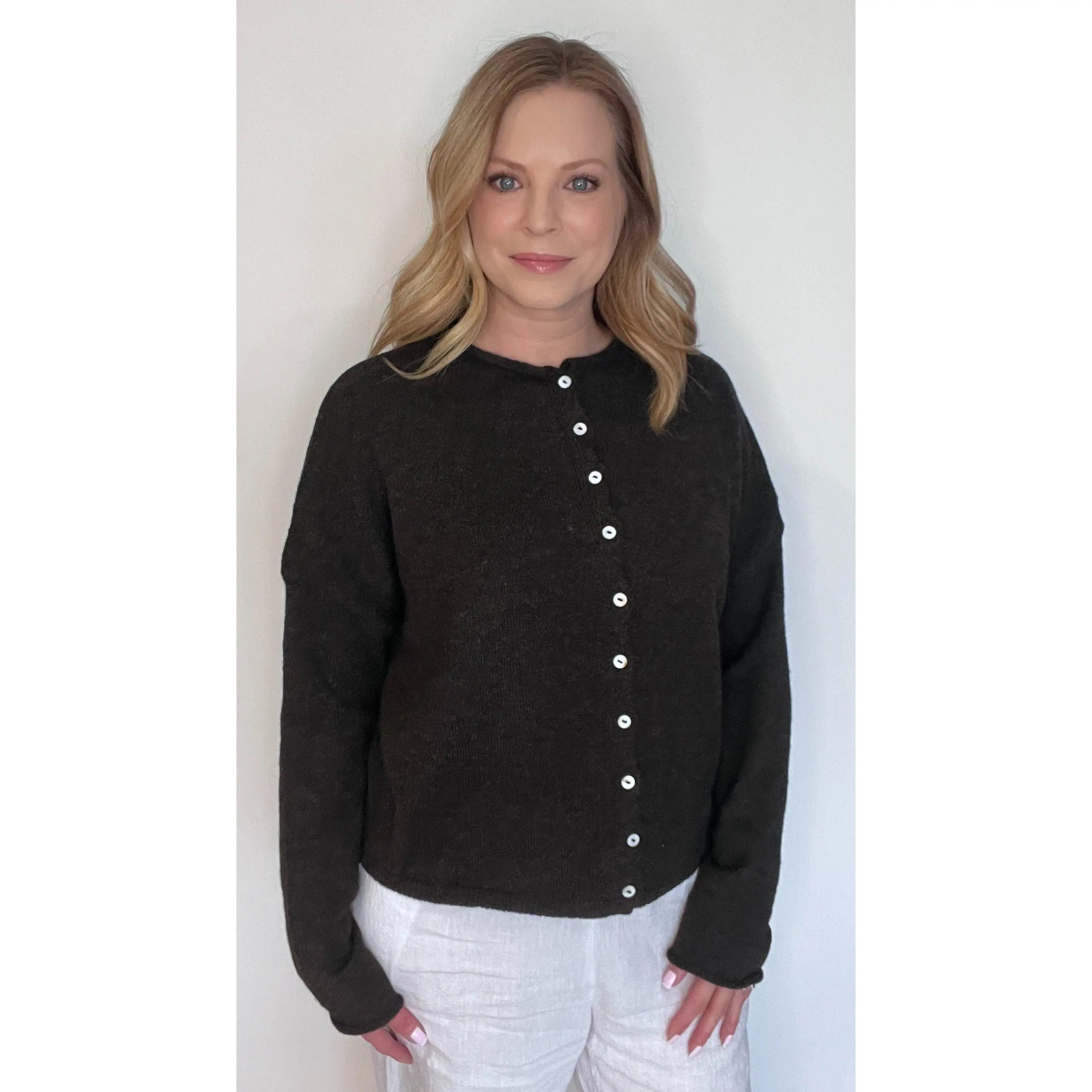 Shelby Cardigan-Chocolate Shelby Cardigan-Chocolate