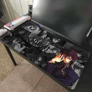 Lelouch Lamperouge Code Geass Anime Desk Mat Mousepad 31.5" x 15.5" Gaming Desk Mat Mouse Pad Accessories
