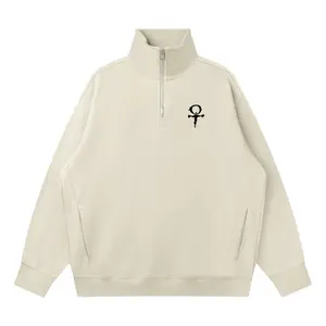 Kulture Quarter-Zip Drop Shoulder Sweatshirt