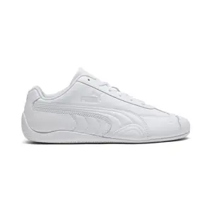 PUMA Womens Speedcat Leather Sneakers Shoes Casual - White