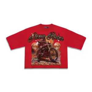 Roku Studio Strom Rider tee Red, Streetwear T-Shirt, Heavy Cotton Unisex Graphic Top 2026