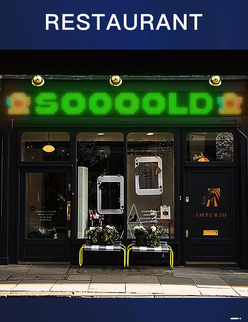 LED Flexible Display Screen Extra-Large Size: 7.56*69.37 Inches with App & Remote Control, Color LED Sign Board for Store Shop Advertisement Display, TikTok Shop Holiday Haul, IP65 Waterproof Soft Large Screen for Window and Front Desk Advertising