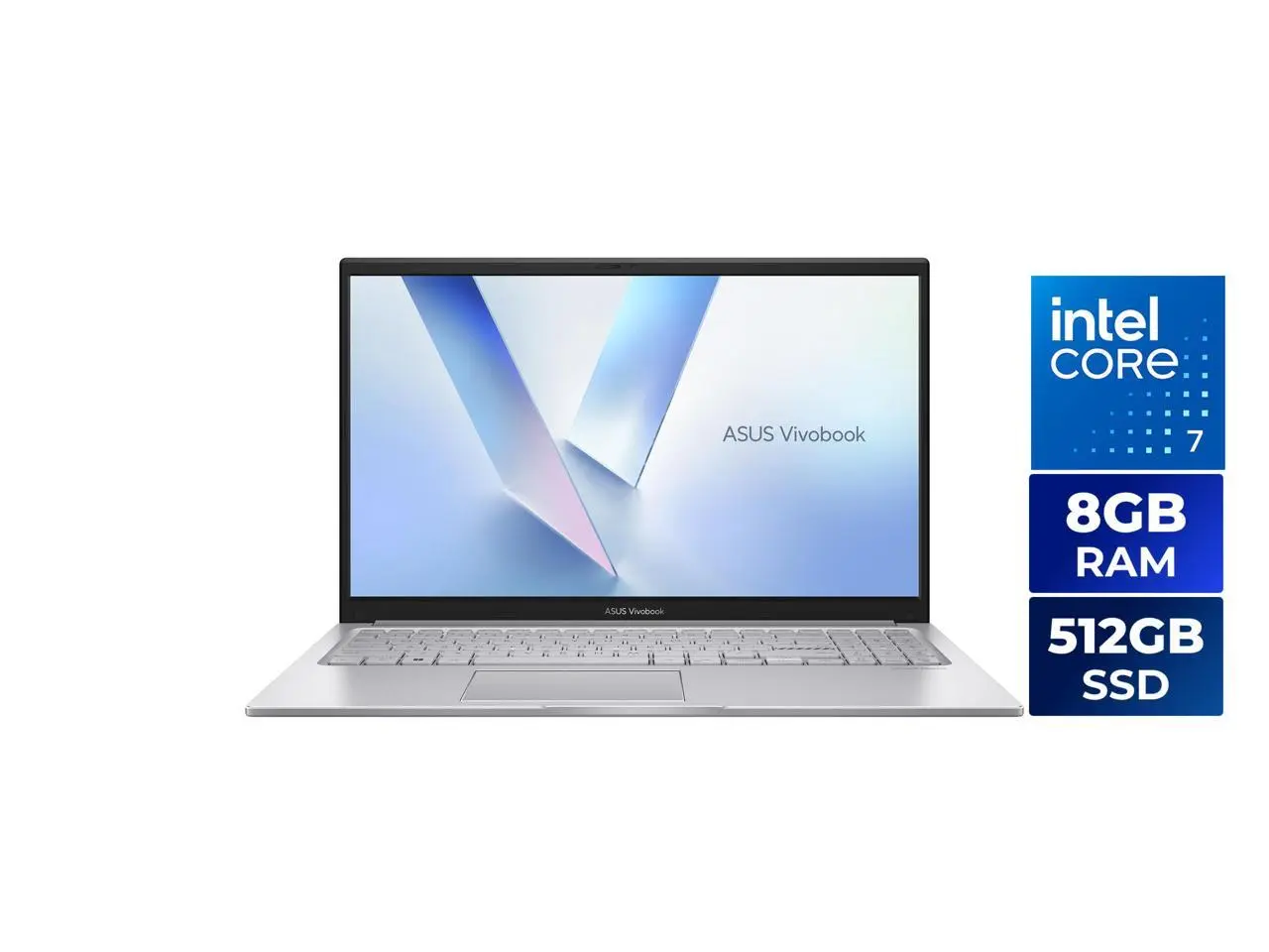 ASUS VivoBook 15.6" Laptop Intel Core 7 150U - 8GB DDR4 RAM - 512GB SSD - Windows 11 Home (90NB13Y2-M01JN0)
