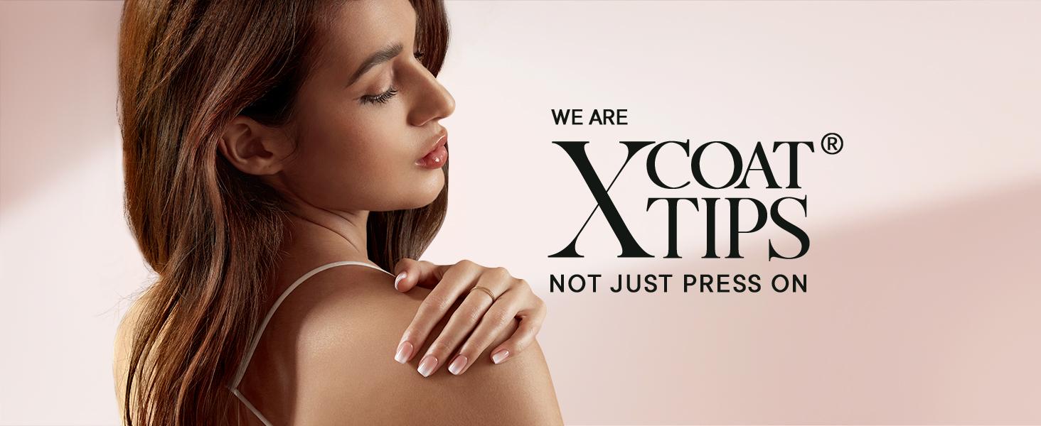 btartboxnails XCOATTIPS Cat Eye Nails - Short Square or Almond orCoffin Soft Gel Nail Tips, Product only 150pcs French Tip Press On Nails