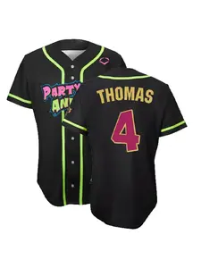 Animals allnumber Baseball Jersey —  Custom name & number YOUTH Kids, Men & Women —  Loose Fit, Moisture-Wicking, Breathable Polyester Baseball Uniform
