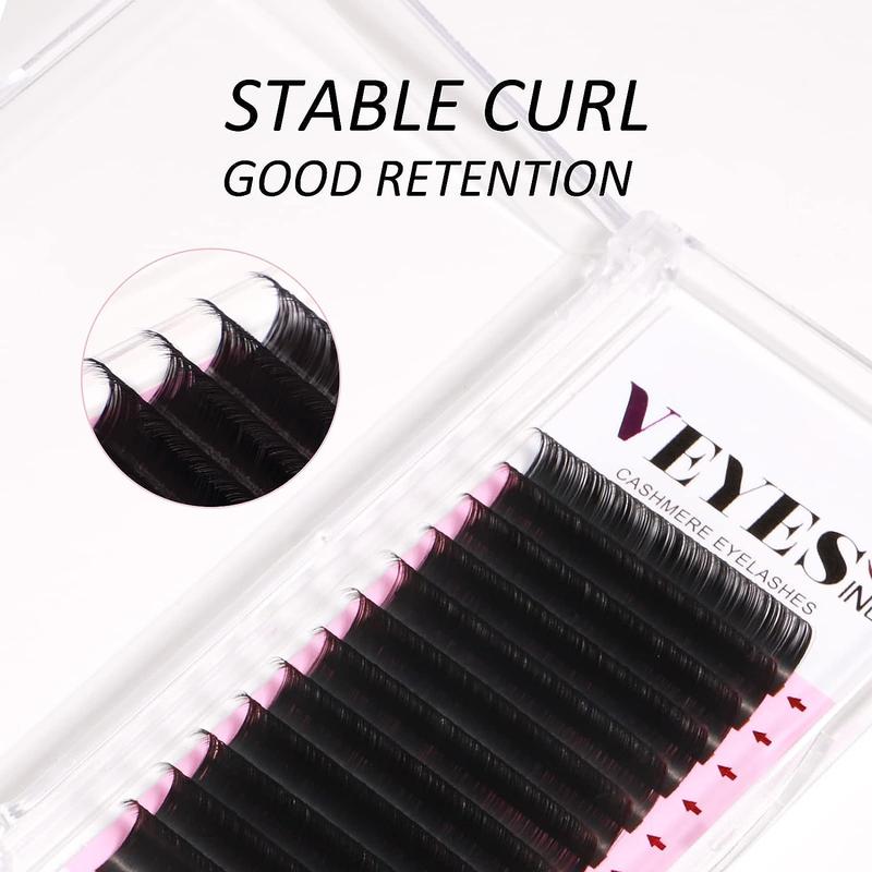 VEYELASH Cashmere Eyelashes Individual Eyelash Extension Textured Lashes for Professional use
