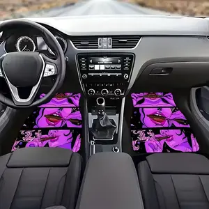 4 PCS Universal Car Floor Mats - Durable Polyester Fiber Carpet - Suitable for sedans,  trucks and street-style designs - Machine washable with anti-slip bottom surface - Suitable for children and pets - Safe and anti-slip All vehicle accessory starlight