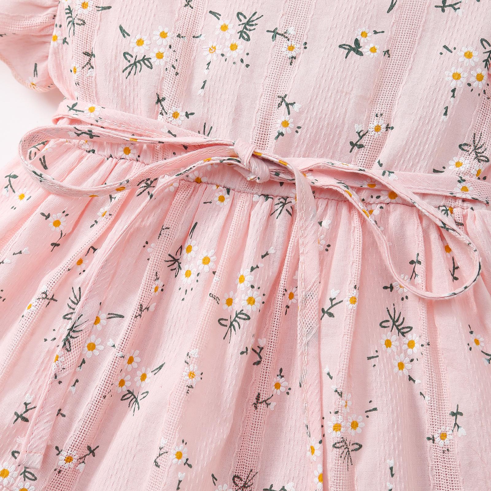 YOUNGERTREE Baby Girls' Three-Piece Sleeveless Dress Set with Cute Bow Small Backpack & Sun Hat Spring Summer Casual Outfit little girl Playwear toddler summer dress