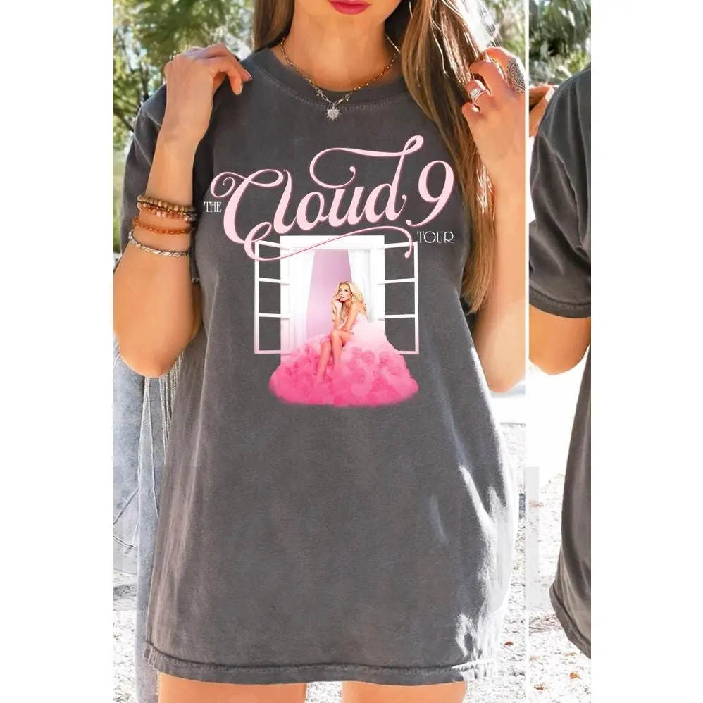 Megan Moroney Cloud 9 Tour T-Shirt, Vintage 90s Graphic Tee, Music Lover Fan Shirt, Unisex Fit Design, Gift for Men and Women