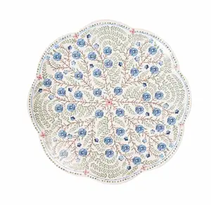 Juliska Villa Seville Scalloped Dessert/Salad Plate - Chambray