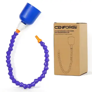 25.6-Inch Flexible Long Funnel - Bendable Automotive Oil Funnel for Transmission Fluid, Engine Oil & Coolant - Hands-Free Design for Hard-to-Reach Areas - Universal Fit for Cars & Motorcycles