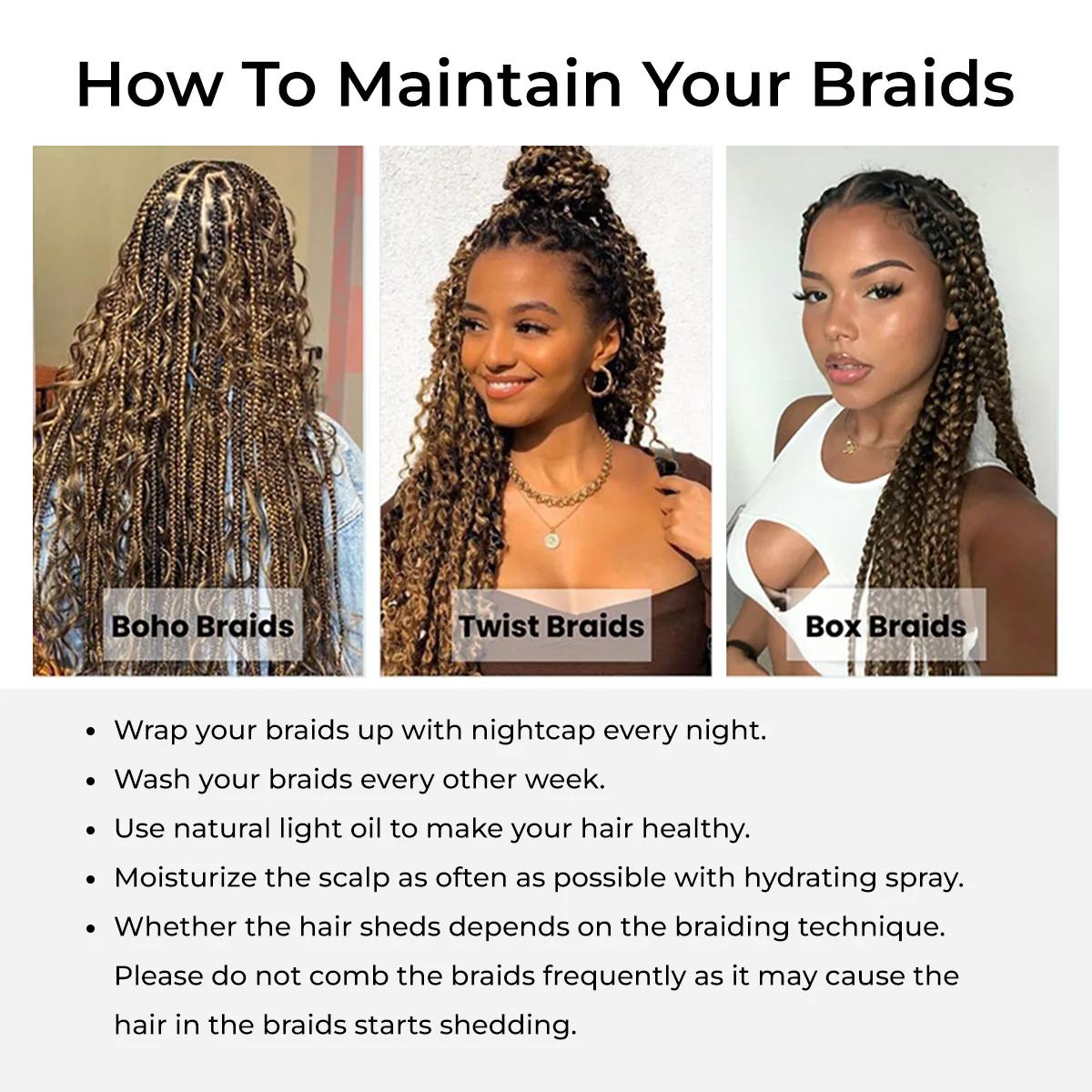 ISEE 1 Pcs/50g Natural Black & Highlight Brown Color Deep Curly & Afron Curly Bulk Hair Extensions For Braiding Deadlock Human Hair #TikTokShopHolidayHaul