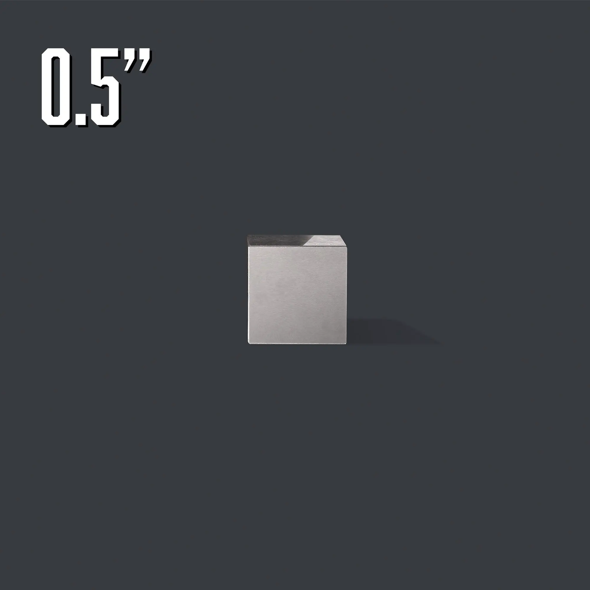 Half-Inch Micro Desktop Tungsten Cube
