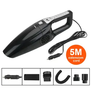 Portable Car Vacuum Cleaner – Wet & Dry Handheld Mini Vacuum, 12V 120W High Suction