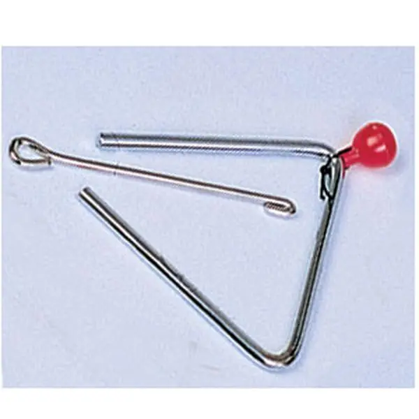 212 MAIN 5-in Steel Percussion Instrument Kit, 0.3 lbs Rhythm Band Triangle Set with Striker & Holder, Kids’ Musical Toy for Expressing Creativity & Rhythm Practice