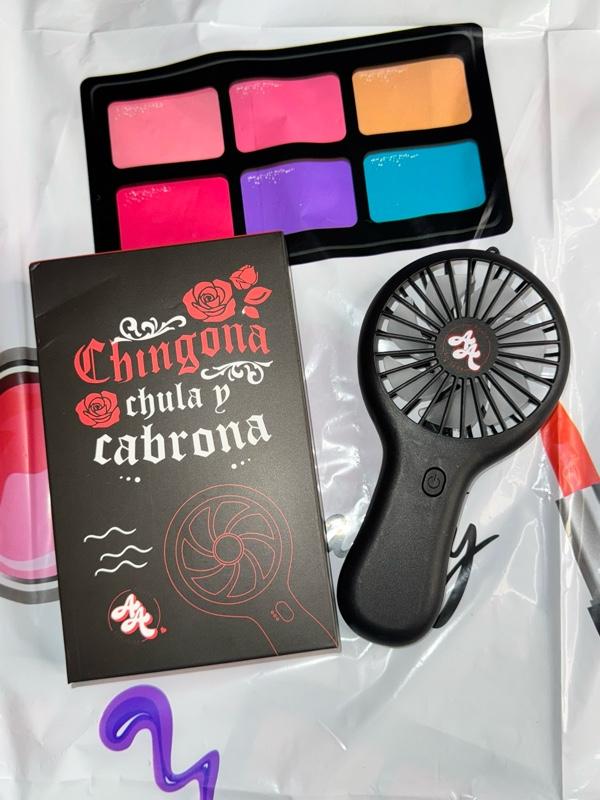 Mystery Makeup Box with 1 Big Eyeshadow Palette - Includes Lip Gloss, Makeup Bag, Coin Purse, Ponytail Holders & Hair Clips - Lipgloss bundles Live