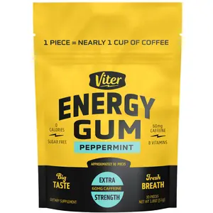 Viter Energy Caffeine Gum - 30 Piece Bag