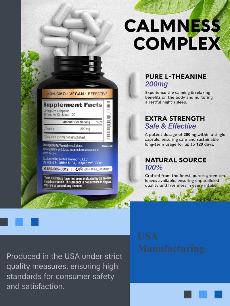 L Theanine Supplement 400 mg