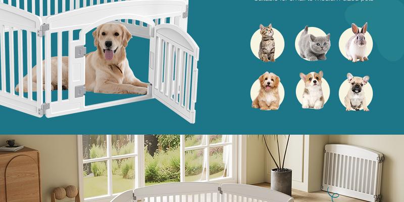 Dog Playpen with Door Puppy Playpen Dog Play Pen Indoors Pet Fence for Puppies Small Dogs Secure and Spacious Design