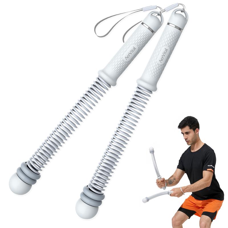 AerVital 2026 Upgrade Quiet Battle Ropes, Weighted Cordless Home Gym ...