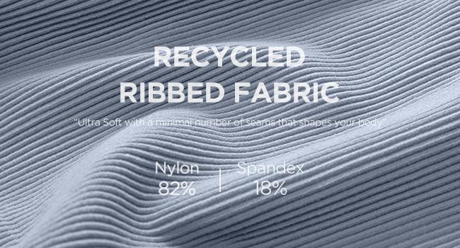 ODODOS 3-Pack Seamless Racerback Sports Bra for Women Ribbed Camisoles Wireless Yoga Bra Crop Tank Tops