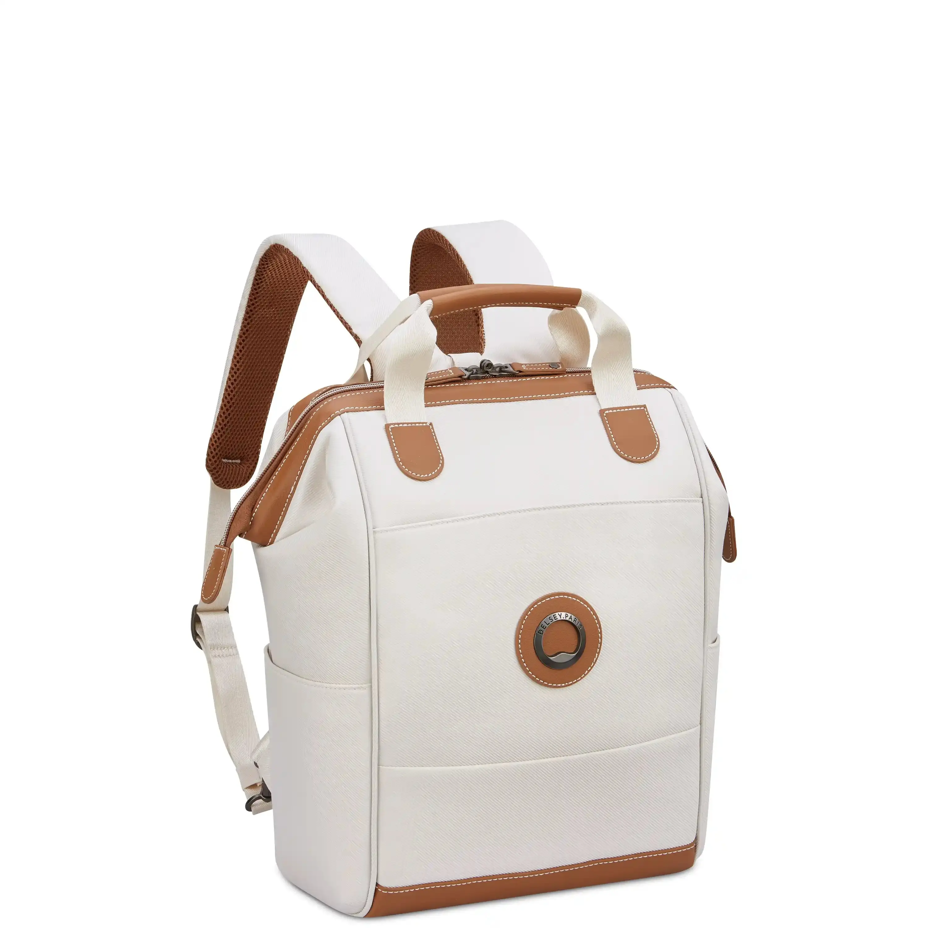 DELSEY Chatelet Air 2.0 Women's Structured Convertible Laptop Shoulder Handbag, Wide Opening Tote with Organized Interior, Trolley-Compatible Sleeve, Di(2-ethylhexyl)phthalate (DEHP)-Free, Everyday Carry Gear