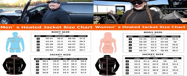 Norwell Heated Hoodie Jacket for Men Women with 7.4V/3A 5000mAh Battery Pack, Dual Control 5Heat Zones Waterproof Comfort Basic Coat,Unisex Winter Outdoor Heating Jacket Hunting Skiing Black,Valentine's Day,Father's Day,Christmas Gift【Includes Power Bank】