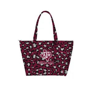 Texas A&M Aggies Leopard Weekender Tote Bag