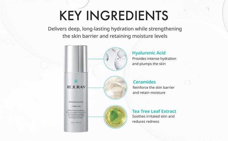 REJURAN Refreshing Emulsion, c-PDRN Moisturizers Skincare Skin Repair REJURAN Refreshing Emulsion, c-PDRN Moisturizers Skincare Skin Repair