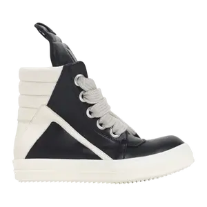 Rick Owens Jumbo Lace Geobaskets Black Milk