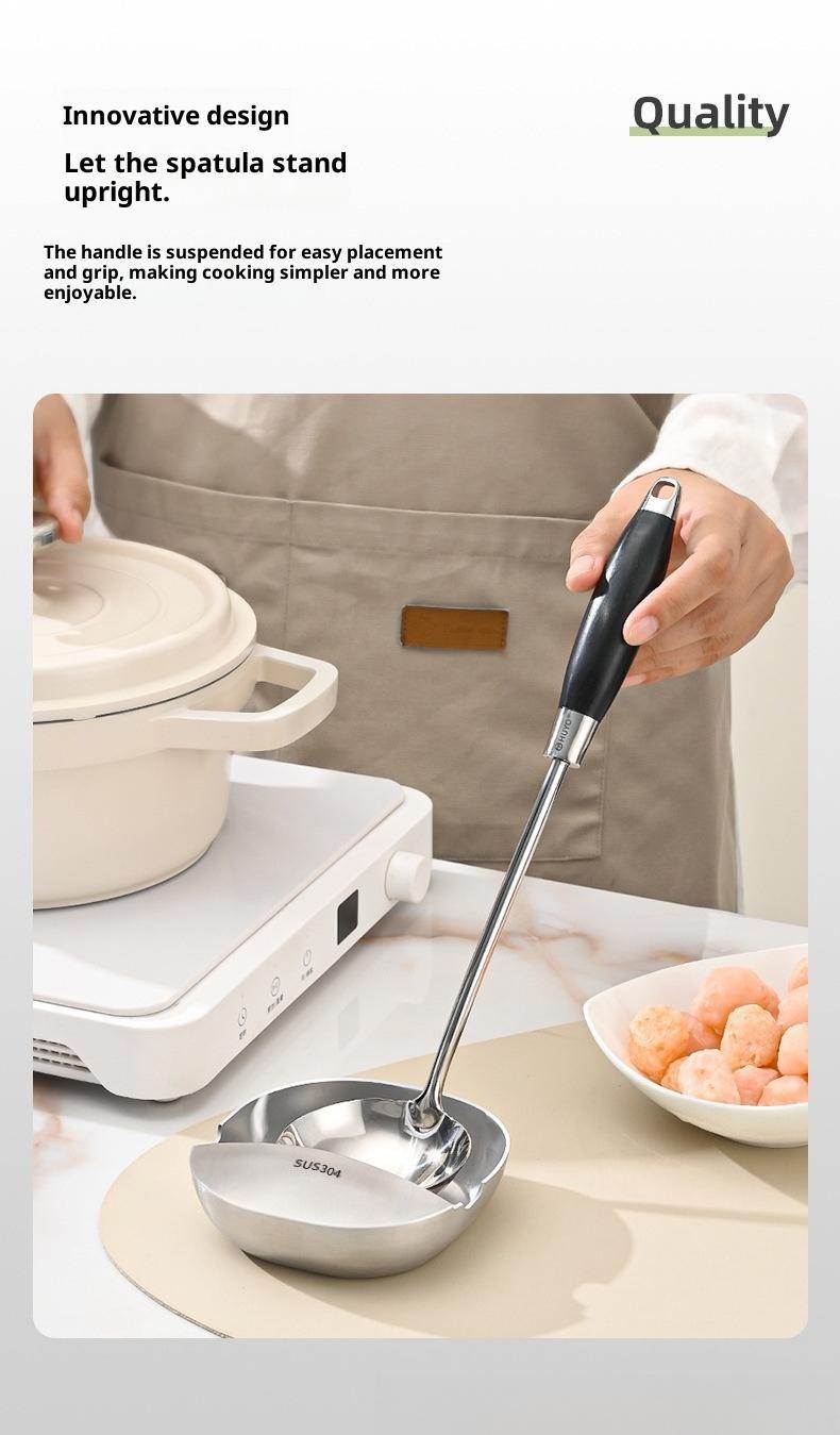 Pot Lid Holder, 1 Count Soup Spoon Rack, Cooking Spatula Rest Holder, Pot Lid Rest Stand, Tableware Storage Rack, Kitchen Supplies Kitchenware Home