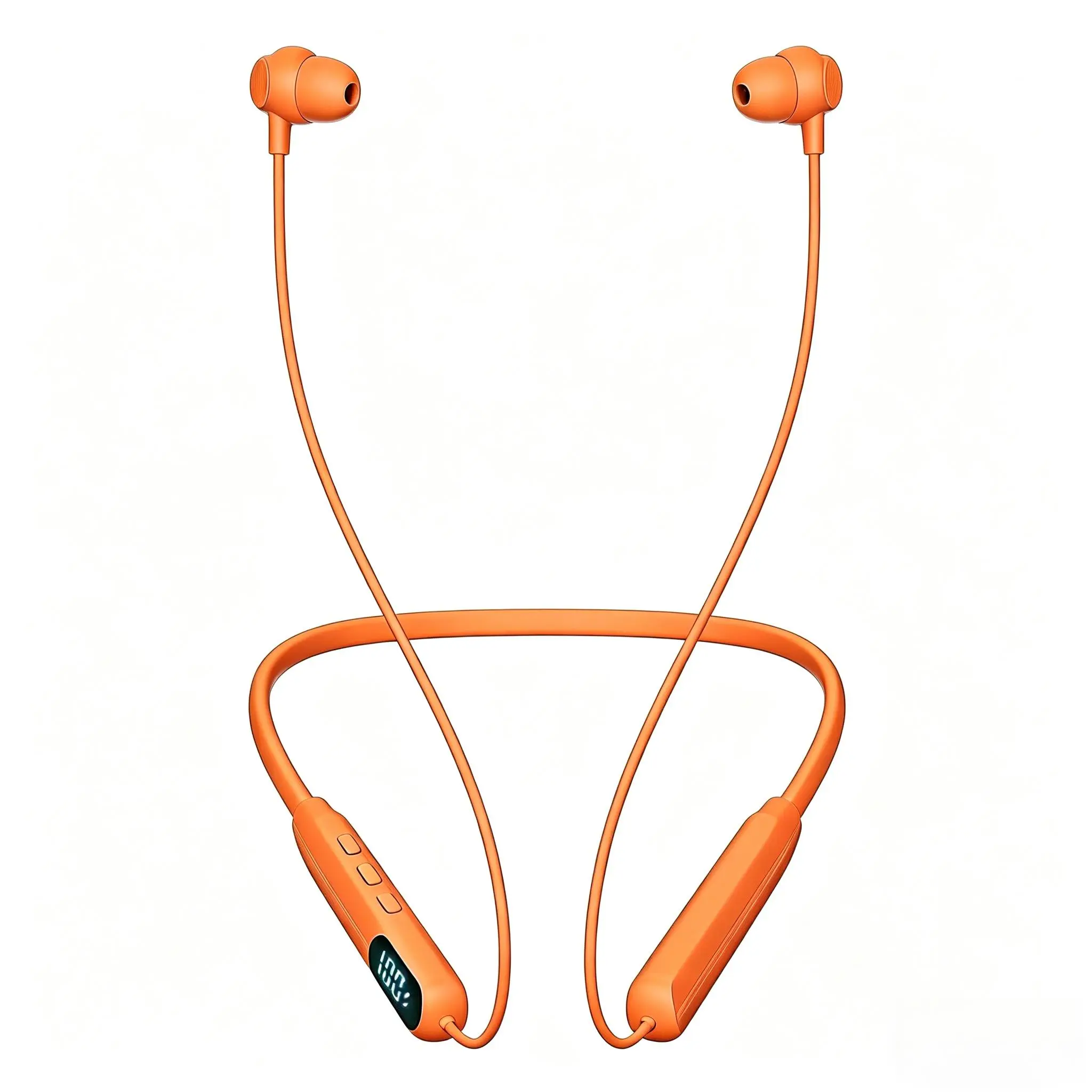 Wireless In-Ear Neckband Earbuds - High-Performance Rechargeable, Noise Cancellation, 3D Panoramic Audio, AI Dual Connection, 48H Battery Life, Low-Latency Gaming, IPX4 Water Resistant, Lightweight, Sound Isolation, Type-C Charging, Ideal for Gym & Travel