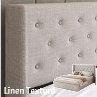 Button-Tufted-Light Beige