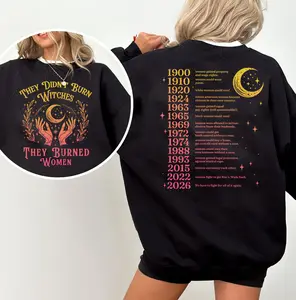 They Didn't Burn Witches They Burned Women 2026 , Feminism Shirt, Feminist Witch Shirt, Women Empowerment, Women's Rights Shirt 2026